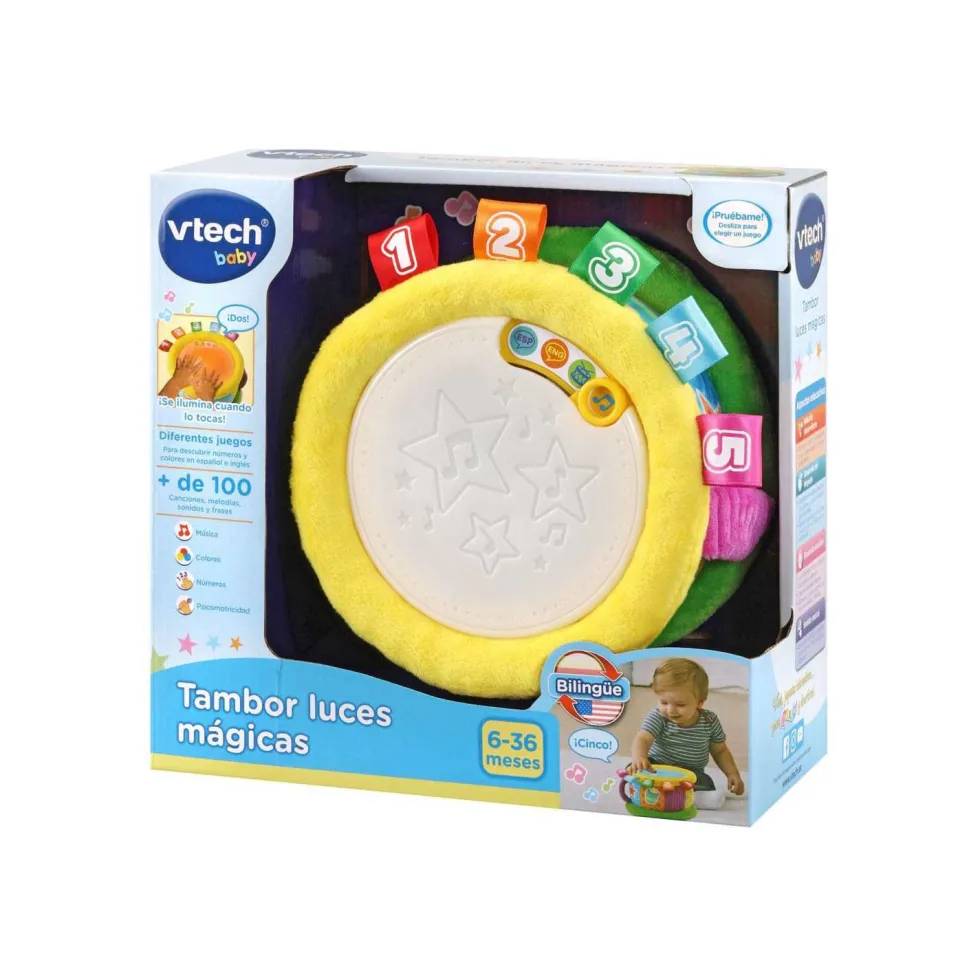 VTech Baby Tambor Lces Mágicas Bilingüe