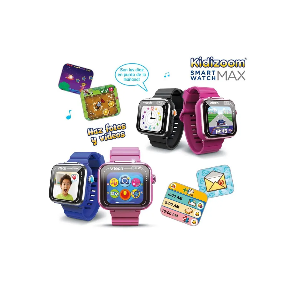 VTech Kidizoom Smartwatch Max Frambuesa