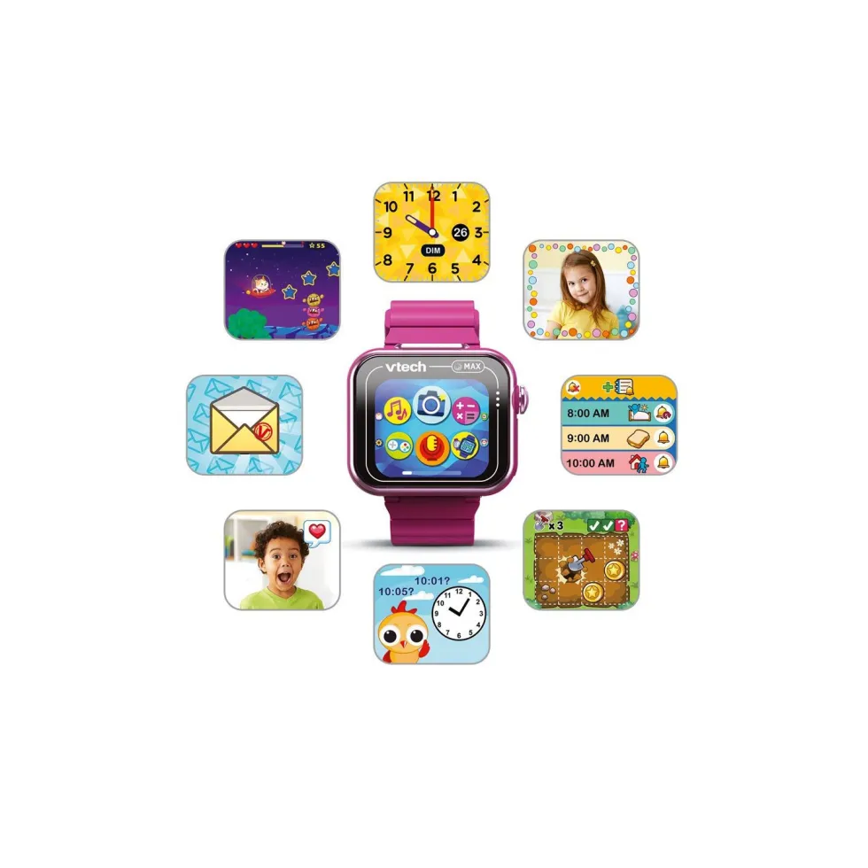 VTech Kidizoom Smartwatch Max Frambuesa